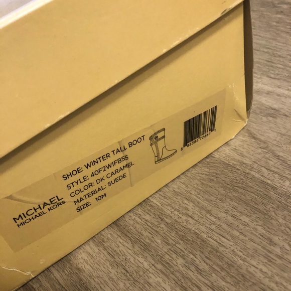 Michael Kors Tall Winter Boot- shearling/fur/suede - Picture 4 of 5